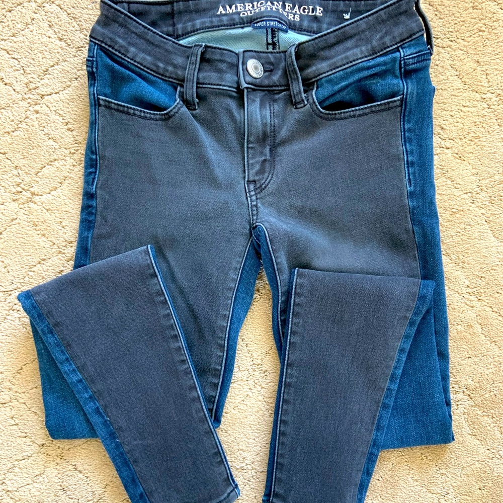Two tone jeggings
